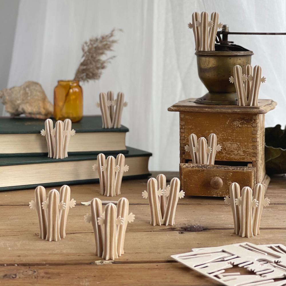 Hattifatteners by Lovi, wooden 3D figures