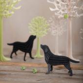 Lovi Labradors and Trees, wooden 3D puzzles