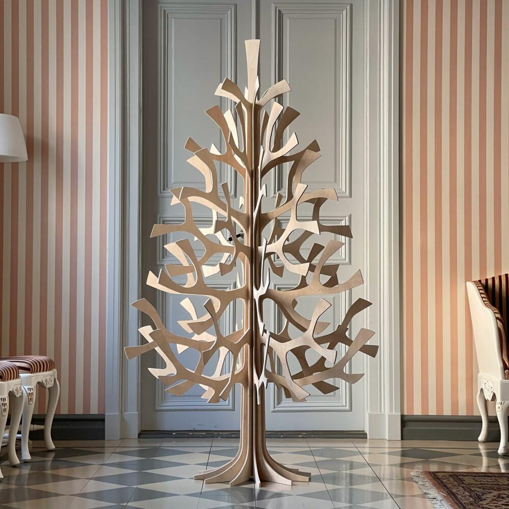 Lovi Spruce 180cm natural wood, wooden Christmas tree.