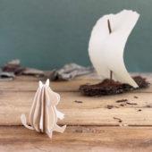 Moomintroll by Lovi, wooden 3D figure