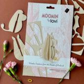 Snorkmaiden by Lovi, wooden moomin figure, assemble yourself