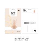 Lovi Angel 9,5cm, wooden 3D puzzle, package with measures