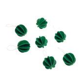 Lovi Baubles 3,5cm, dark green, wooden 3D puzzle