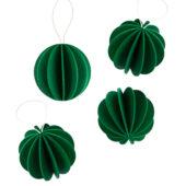 The Original Lovi Baubles 6cm, dark green, wooden 3D puzzles