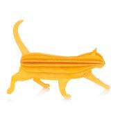 Lovi Cat, warm yellow, wooden 3D puzzle