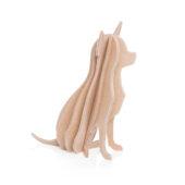 Lovi Chihuahua, natural wood, wooden 3D puzzle