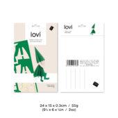 Lovi Elf 12cm, wooden 3D puzzle, package with measures