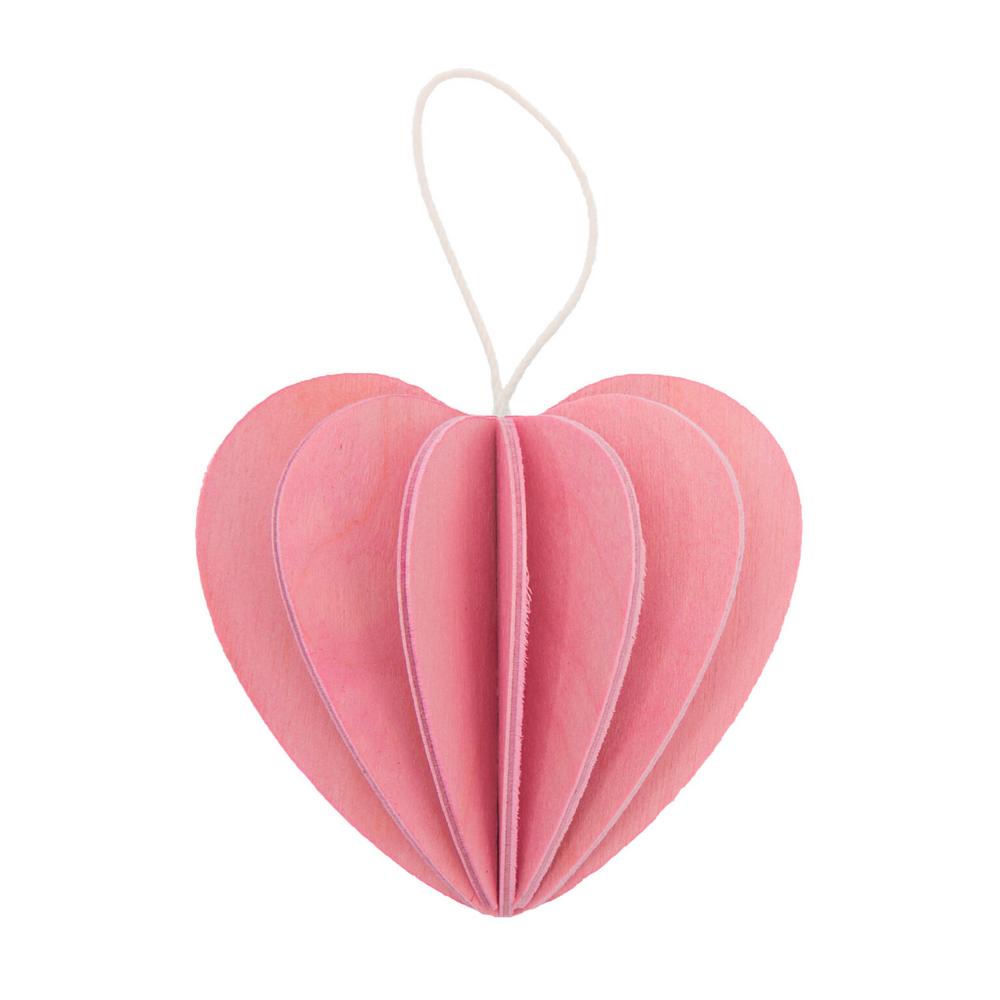 Lovi Heart, light pink, wooden 3D puzzle