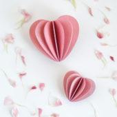 Lovi Heart, light pink, wooden 3D puzzle