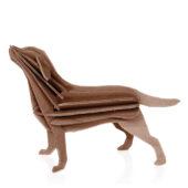 Lovi Labrador, brown, wooden 3D puzzle