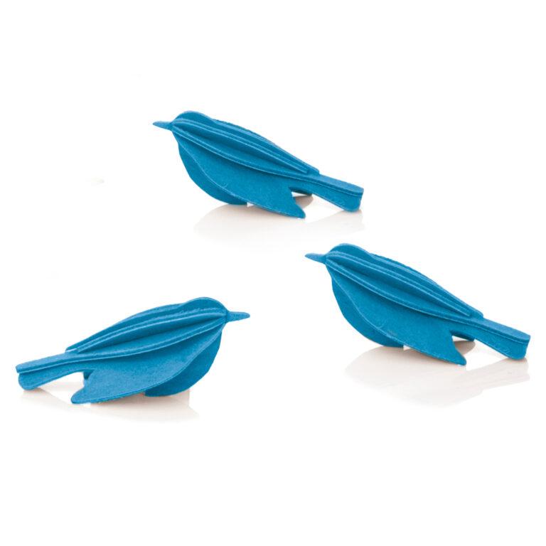 Lovi Minibird, blue, wooden 3D puzzle