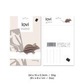 Lovi Mouse, wooden 3D puzzle, package with measures