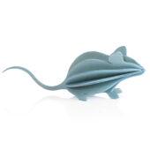 Lovi Mouse, light blue, wooden 3D puzzle