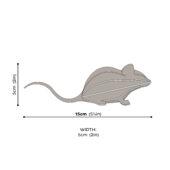 Lovi Mouse, wooden 3D puzzle, measures