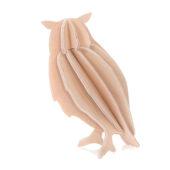 Lovi Owl, natural wood, wooden 3D puzzle