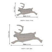 Lovi Reindeer, wooden 3D puzzle, measures