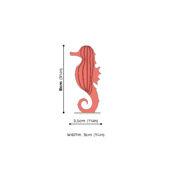 Lovi Seahorse, wooden 3D puzzle, measures