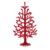 Lovi Spruce 100cm, bright red, wooden 3D figure