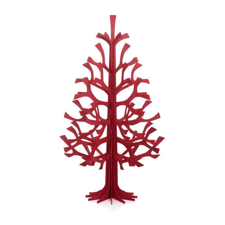 Lovi Spruce 180cm, bright red, wooden 3D figure
