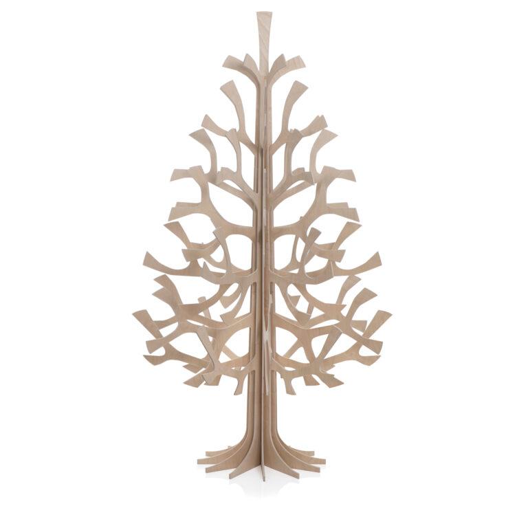 Lovi Spruce 180cm, natural wood, wooden 3D figure