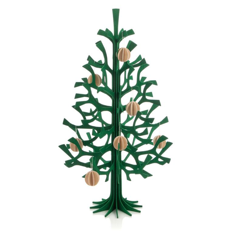 Lovi Spruce 50cm with natural wood Lovi Baubles 3.5cm