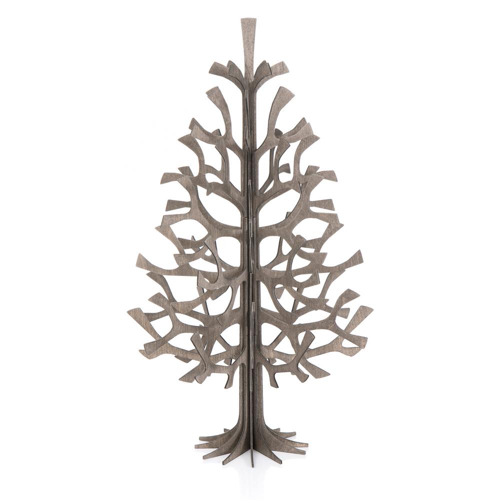 Lovi Spruce 50cm, grey, wooden 3D figure