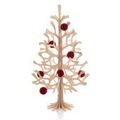 Lovi Spruce 50cm with dark red Lovi Baubles 3.5