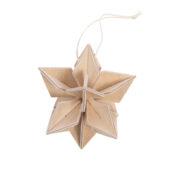 Lovi Star 5cm, natural wood, wooden 3D puzzle