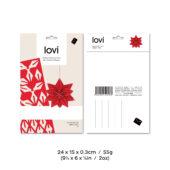 Lovi Star 7cm, wooden 3D puzzle, package with measures