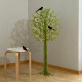 Lovi Tree 108cm with Lovi Swallows, wooden 3D figure