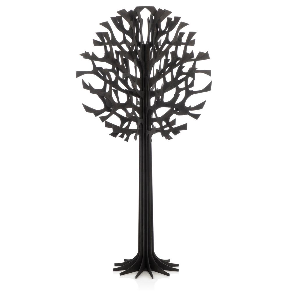 Lovi Tree 135cm, black, wooden 3D figure