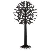 Lovi-puu 135cm, musta, koivuvanerista valmistettu, koottava puu