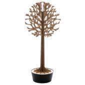 Lovi Tree 135cm, brown with black pot, wooden 3D figure