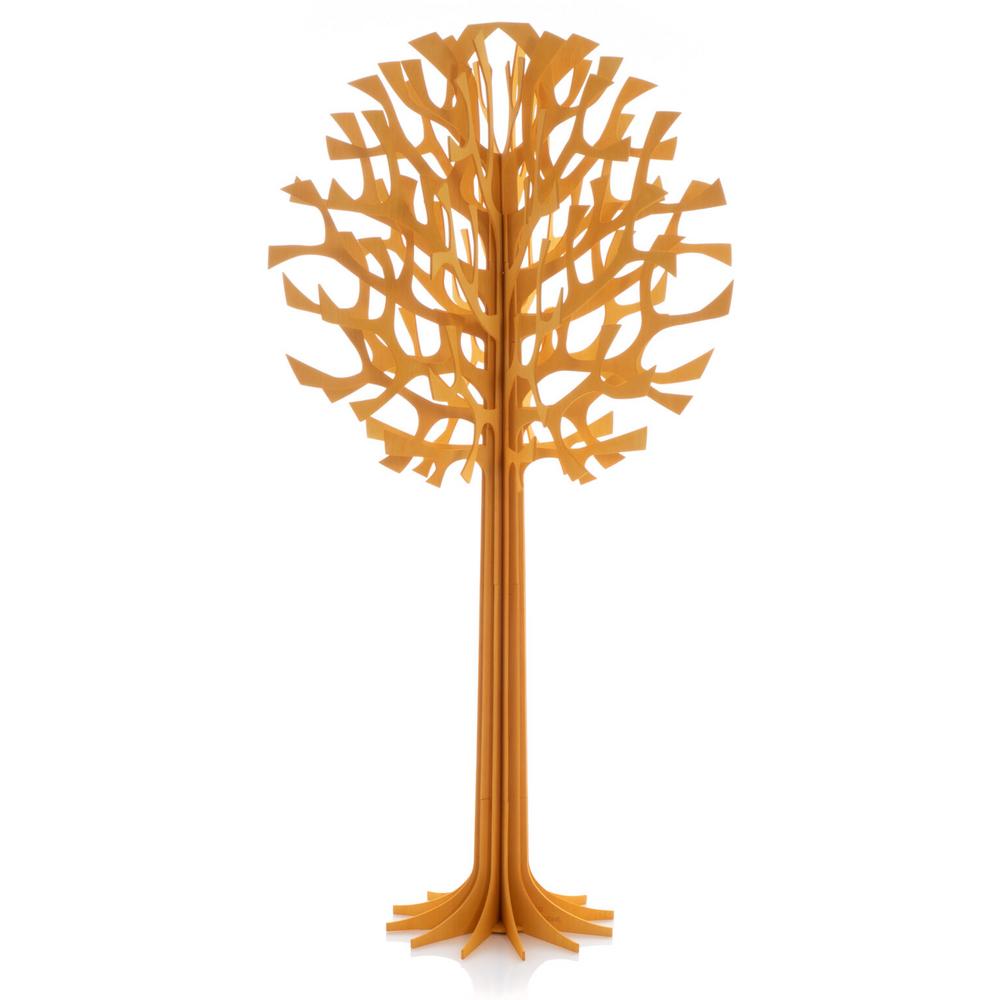 Lovi Tree 135cm, warm yellow, wooden 3D figure