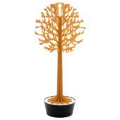 Lovi Tree 135cm, warm yellow with black pot, wooden 3D figure