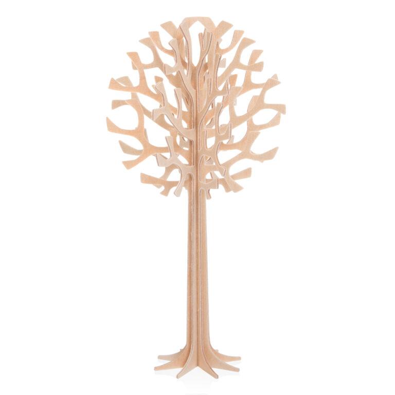 Lovi Tree 16,5cm, natural wood, wooden 3D puzzle