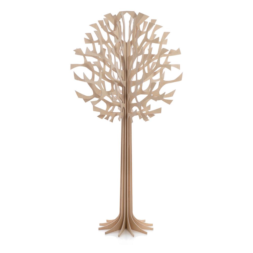 Lovi-puu 200cm, puunvärinen, koivuvanerista valmistettu, koottava puu