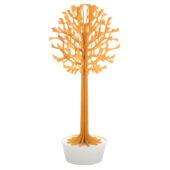 Lovi Tree 200cm, warm yellow with white pot, wooden 3D figure