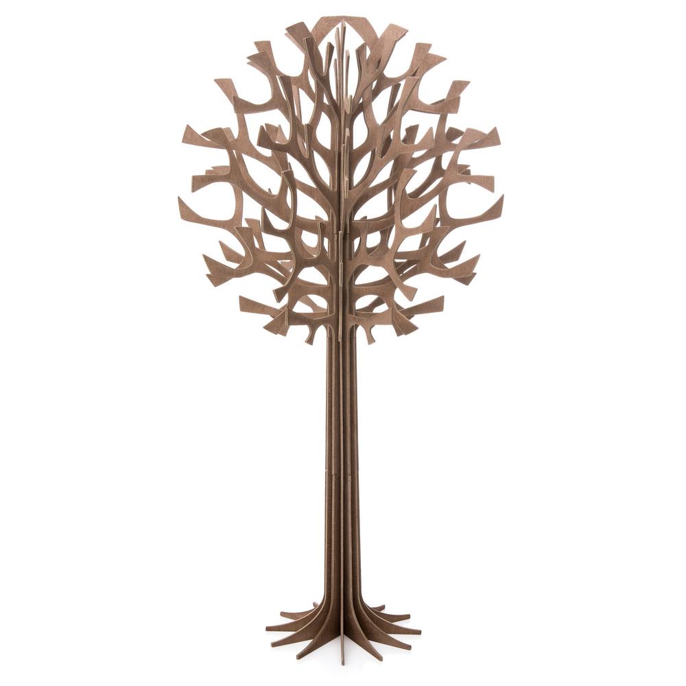 Lovi-puu 55cm, ruskea, koivuvanerista valmistettu, koottava puu