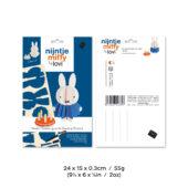 Lovi Miffy & Cake, wooden 3D puzzle, package with measures