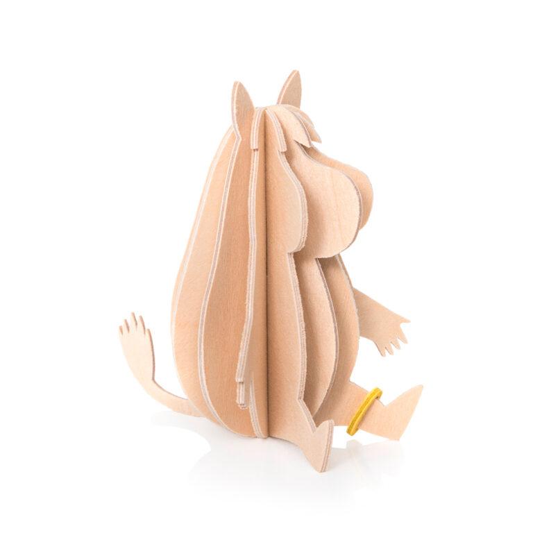 Snorkmaiden, natural wood, wooden 3D puzzle