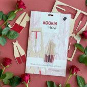 Moominmamma by Lovi, wooden moomin figure, assemble by