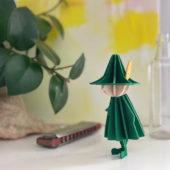 Snufkin by Lovi, wooden moomin decoration, assemble yourself