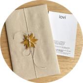 Lovi Gift Wrap Cinnamon Star. Gift wrapping option on Lovi Online Store.