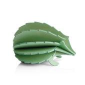 Wooden Hedgehog figure by Lovi, mint green