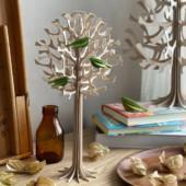 Lovi Tree 34cm with Minibirds, wooden decor tree