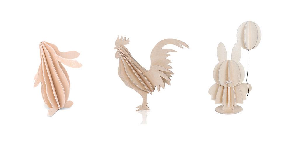 Natural wood Lovi figures are the perfect material for Easter crafts.