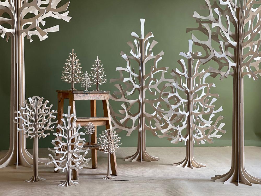 Design from Finland - Shapes from the Nature. These Lovi trees and spruces represent Finnish design at its best.