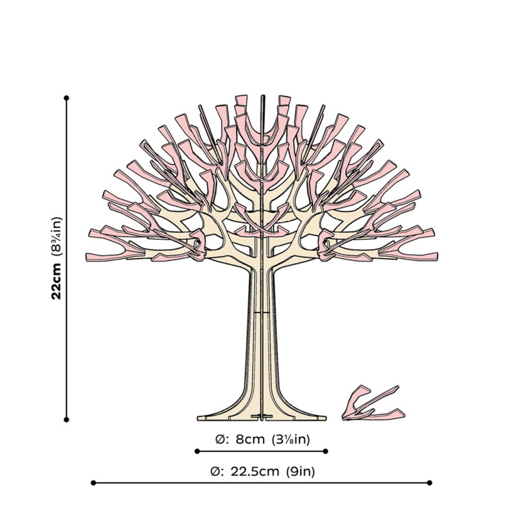 Measures of Lovi Cherry Tree 22cm