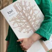 Lovi Tree 55cm, wooden home decoration, color natural wood, flat package, made in Finland